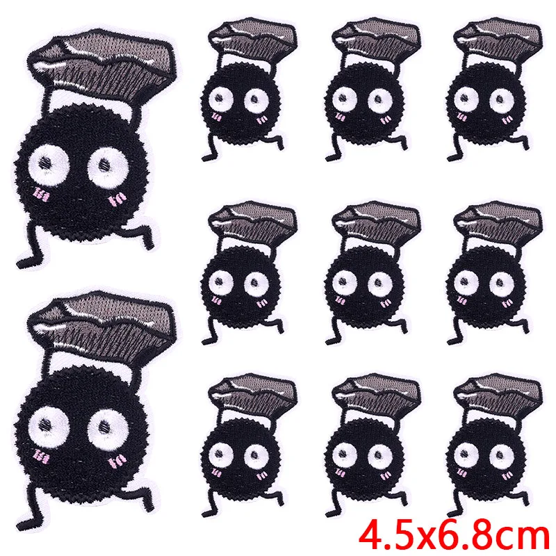 10 sztuk / partia Hurtownia Cartoon Cute Patch Iron On Patches On Clothes DIY Sewing Haftowane naszywki na odzież Topliwa aplikacja