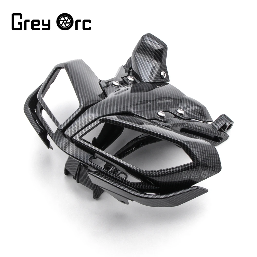 Shell Headlight Hhield Bracket Hood Carbon Fiber Printing For YAMAHA FZ 09 FZ-09 2017 2018 2019 Motorcycle accessories