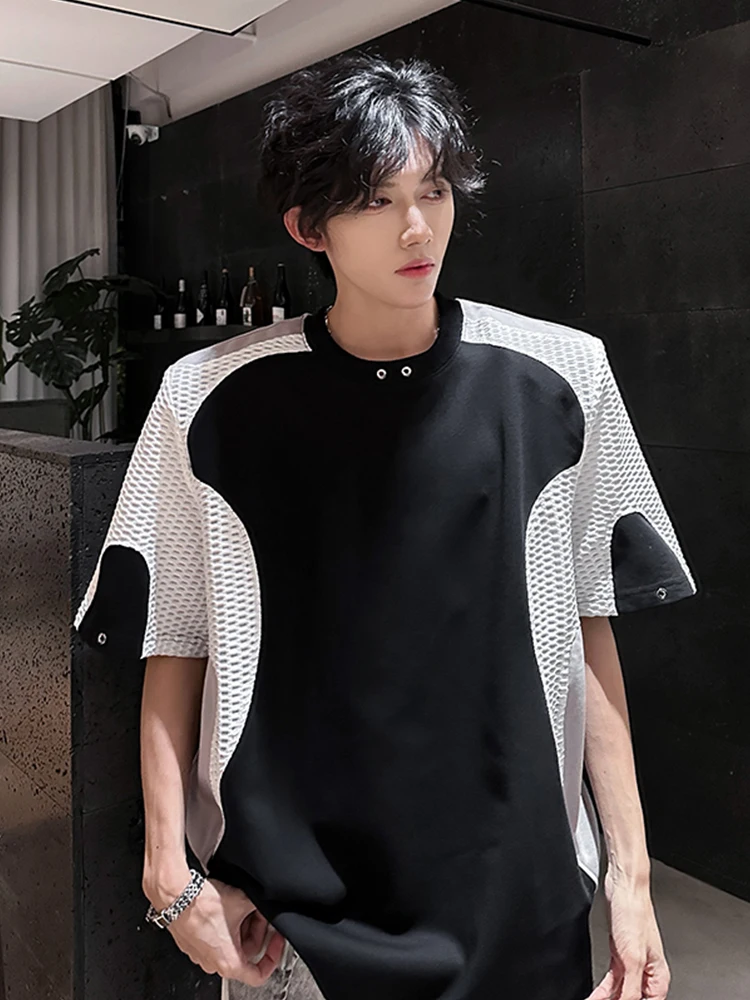 

Мужская футболка Honey Structure oulder Pad ort Sve, летняя мужская футболка Cleanfit, высококачественная цветная бровая дизайнерская модная повседневная хлопковая футболка