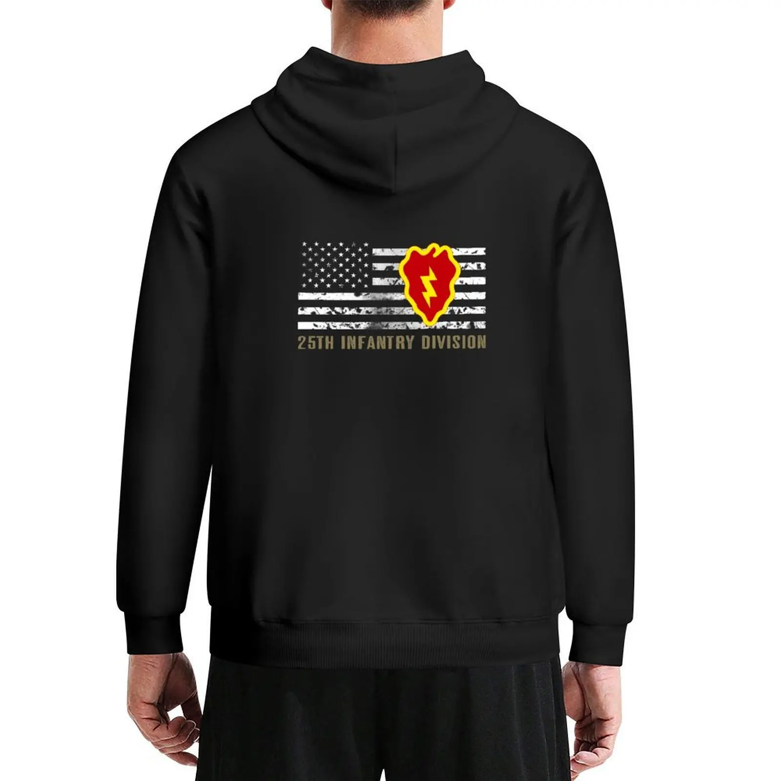 

25th Infantry Division (Distressed Flag) Hoodie autumn clothes autumn new products blouse men's clothes tracksuit