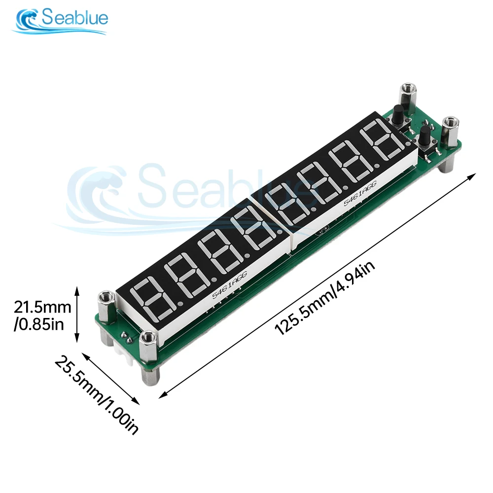 Imagem -03 - Signal Frequency Counter Medidor Tester Digital Canais Dígitos 20mhz2400mhz 2.4ghz 20mhz1200mhz 1.2ghz dc 8v15v rf
