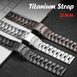 22mm Titanium Metal Strap for Samsung Galaxy Watch 3 Gear S3/Huawei Watch 3 GT3 Lightweight Bracelet Wristband For Amazfit GTR