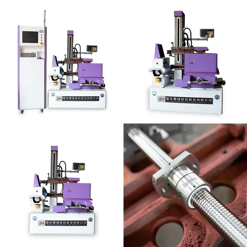for DK7735 CNC Wire EDM Machine with Motor and Gear Core Components 0.02mm Precision 350x450mm Table