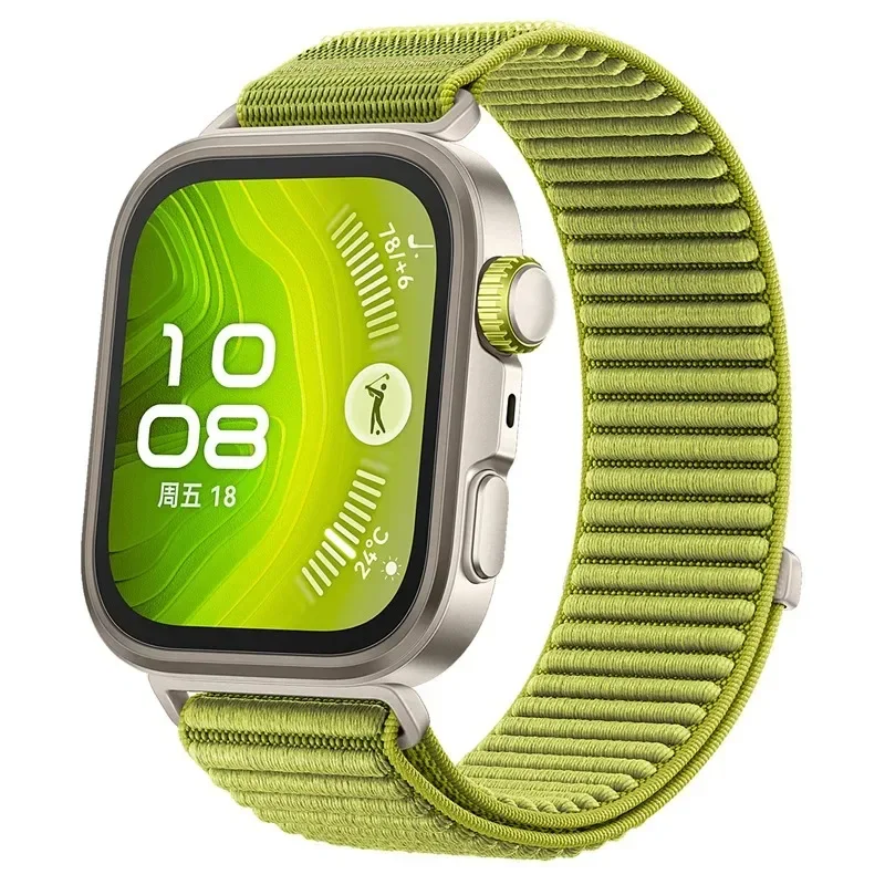 Nylon-Schlaufenarmband für Huawei Watch Fit3/4Pro/5Pro Geflochtenes Komfortables Atmungsaktives Band für Huawei Watch Fit3/Fit4/Fit5 Zubehör