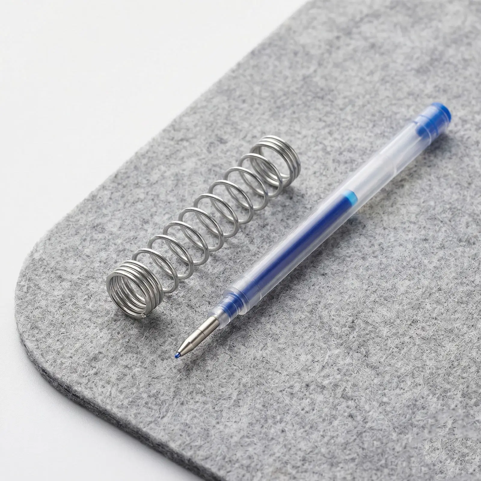 60Pcs Stainless Steel Click Pen Springs Compression Springs Replacement Smooth Return Mechanism Parts for Ballpoint Gel Pen