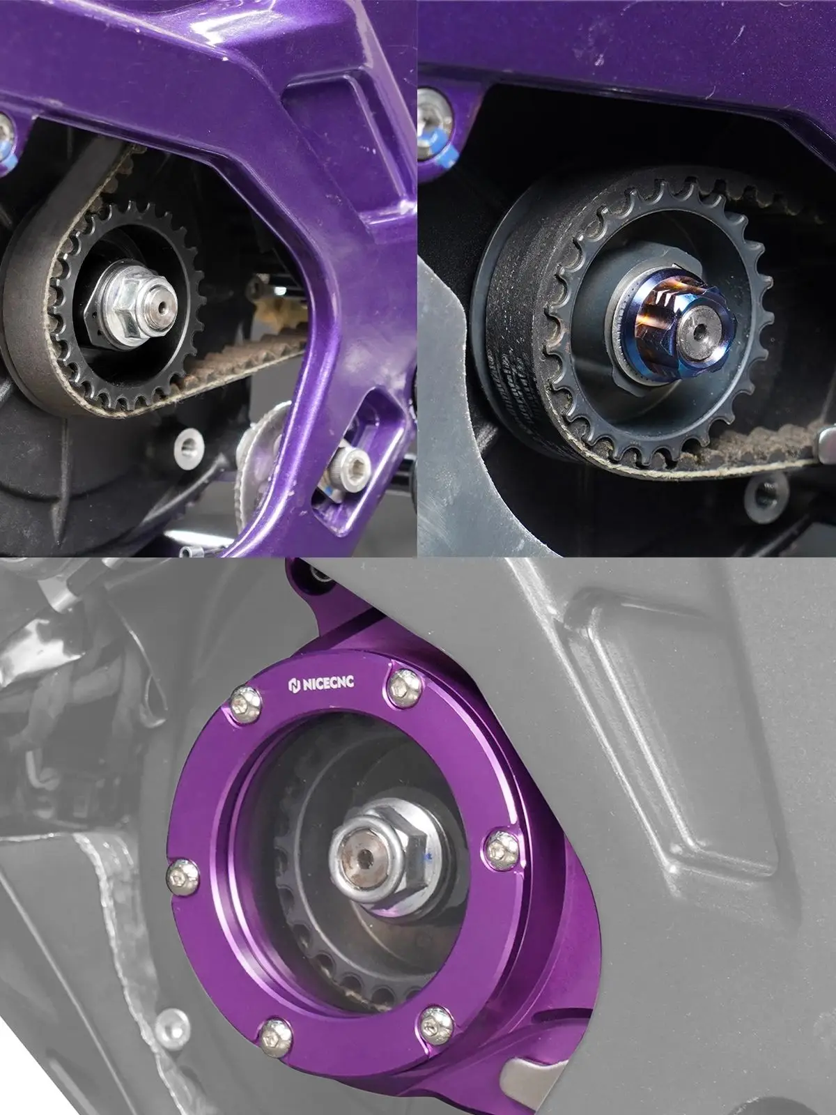 AliExpress NICECNC For Surron light bee X S Electric Bike Sur ron Parts Segway X160 X260 Accessories Primary Pulley & Pulley Nut& Belt Pulley Cover