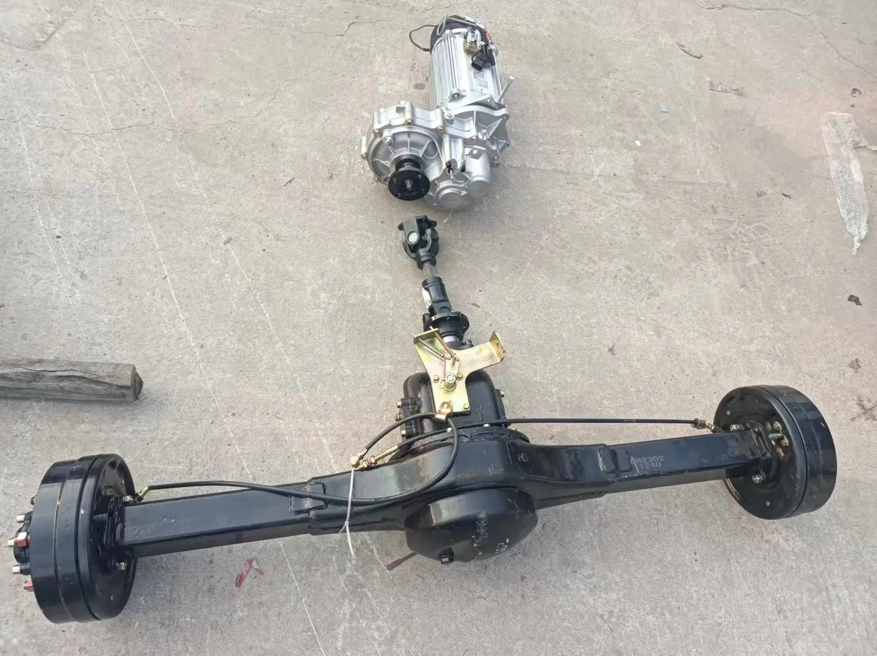 5 ton 7.5kw electric motor driving  axle