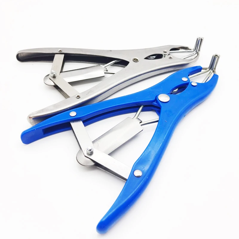 Animals Sheep Tail Castration Forceps Expansion Clamp Elasticity Rubber Castration Rings Farm Animal Bloodless Tail Pliers