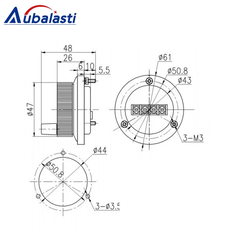 Aubalasti CNC Pulser Handwheel 5V 60mm 80 100PPR Manual Pulse Generator hand wheel Machine Rotary Encoder Electronic 4Pin 6Pin