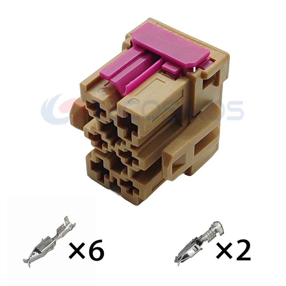 1/5/10 Sets 969767-2 Version Suitable for Automatic Blower Plug, 6-Pin Large and Small Pin Insert 1J0937731A