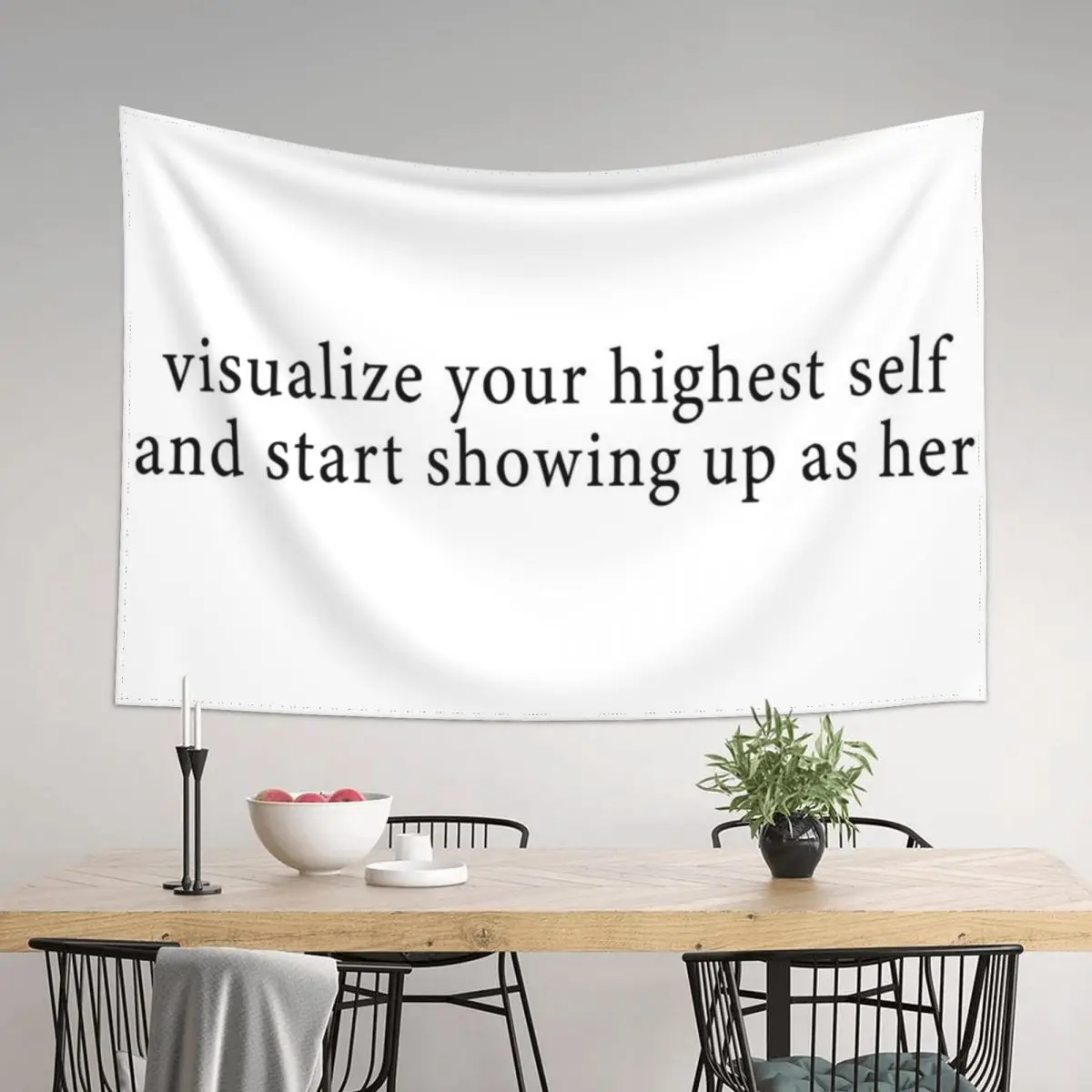 

Visualize your highest self and start showing up as her Tapestry Wall Deco Decorations For Your Bedroom Tapestry