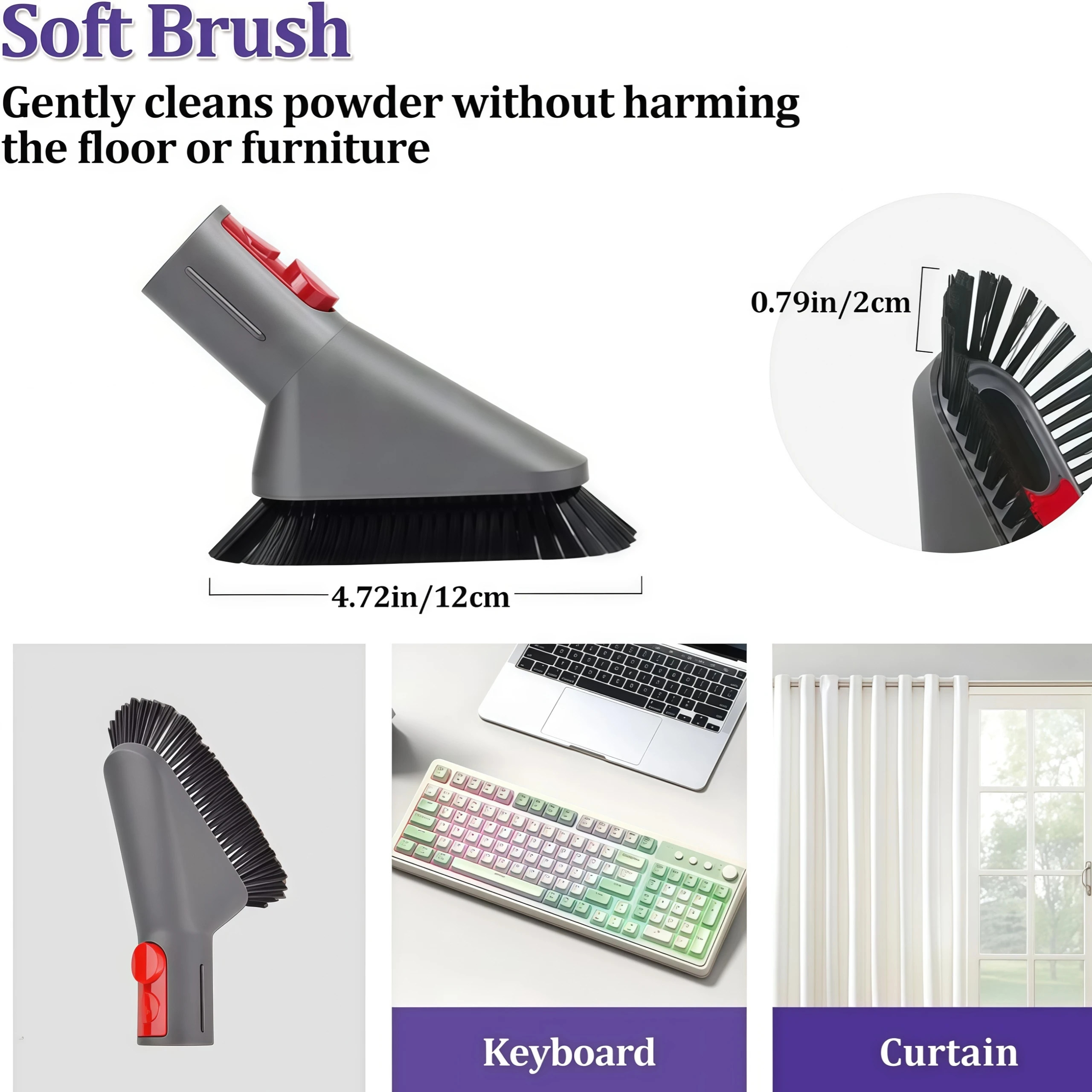 For Dyson V11 V15 SV14 SV17 SV15 SV22 SV28 Cordless Vacuum Attachment Brush Head Dust Mite Removal Brush HEPA Filter Dust Bin - view 5