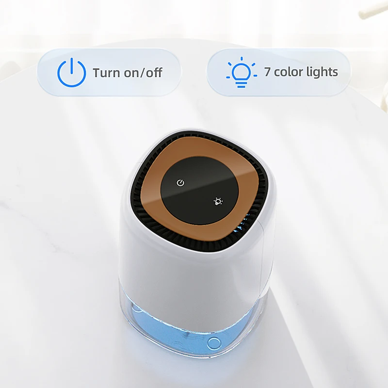 2025 Trending New Arrivals Customized Color 1100ml Home Air Mini Portable Small Dehumidifier
