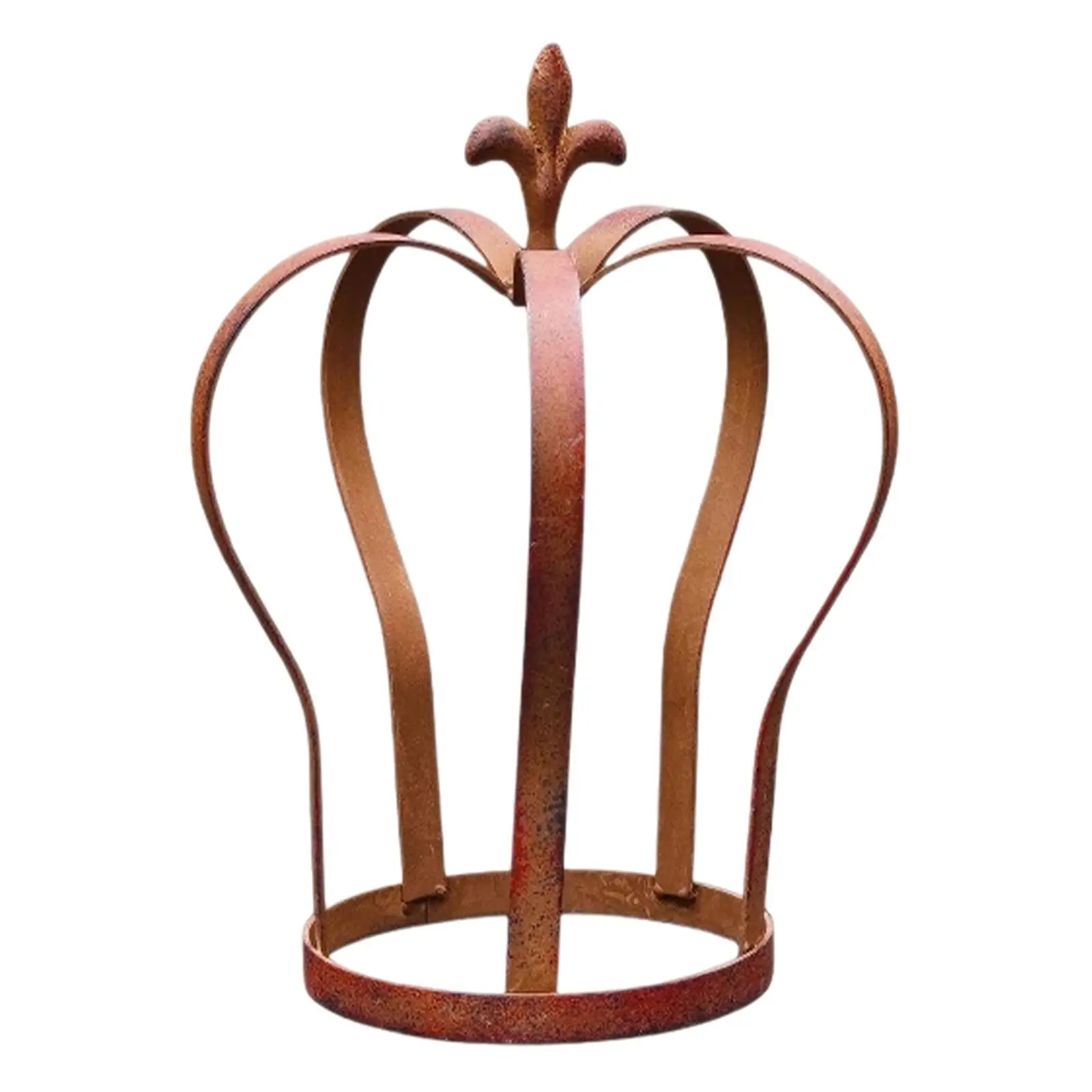 Elegant Garden Trellis Iron Crown Lattice for Climbing Plants Flower Stand Outdoor Indoor Decoration for Garden