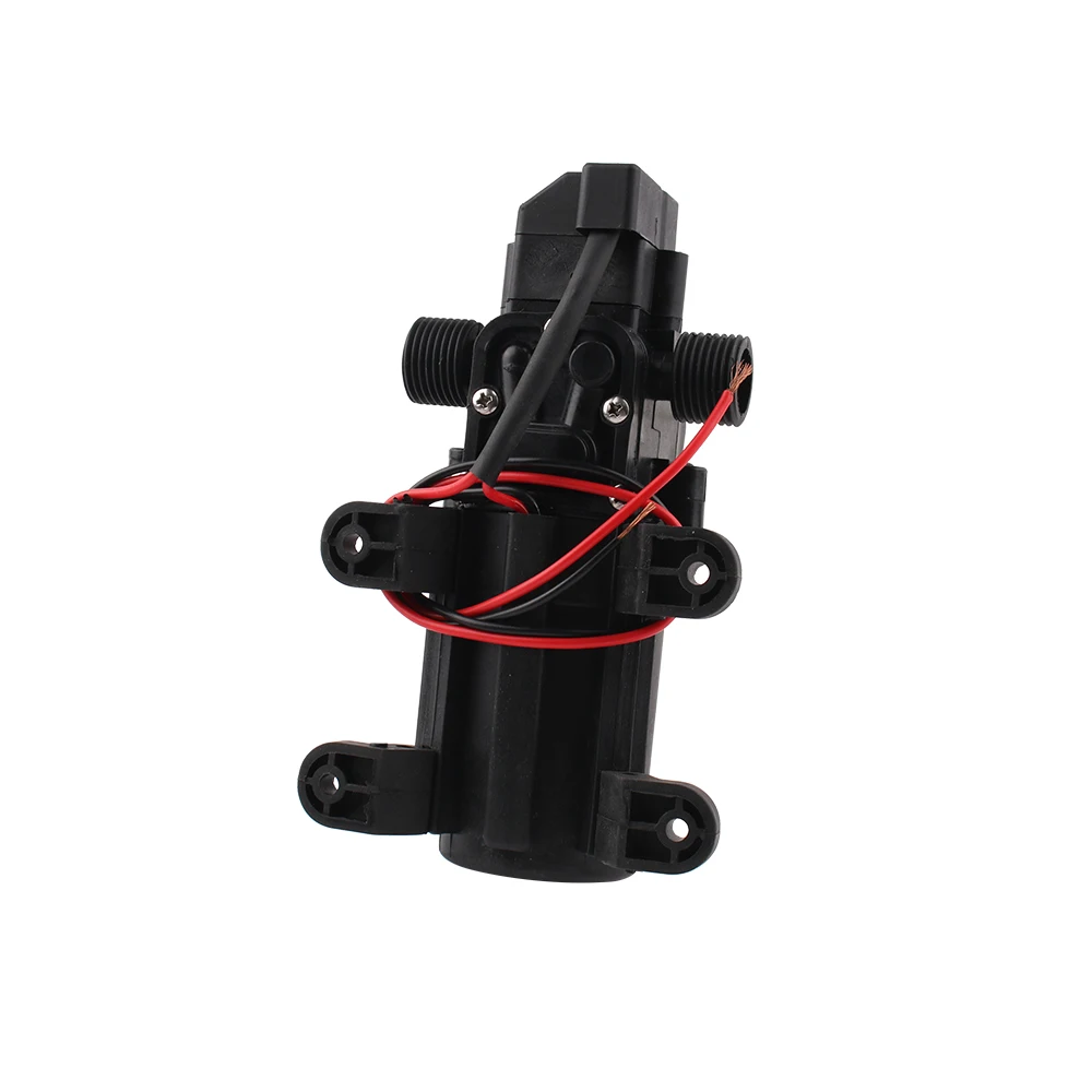 Dc 12v 60w 5l/min bomba de água elétrica agrícola preto micro diafragma de alta pressão da bomba de água pulverizador de água lavagem de carro