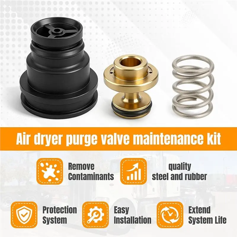 NEW HOT In Stock-For Peterbilt For WABCO System Saver 1200 1200P Purge Valve Kit R950014 4324139292 Upgraded Purge Valve Rebuild