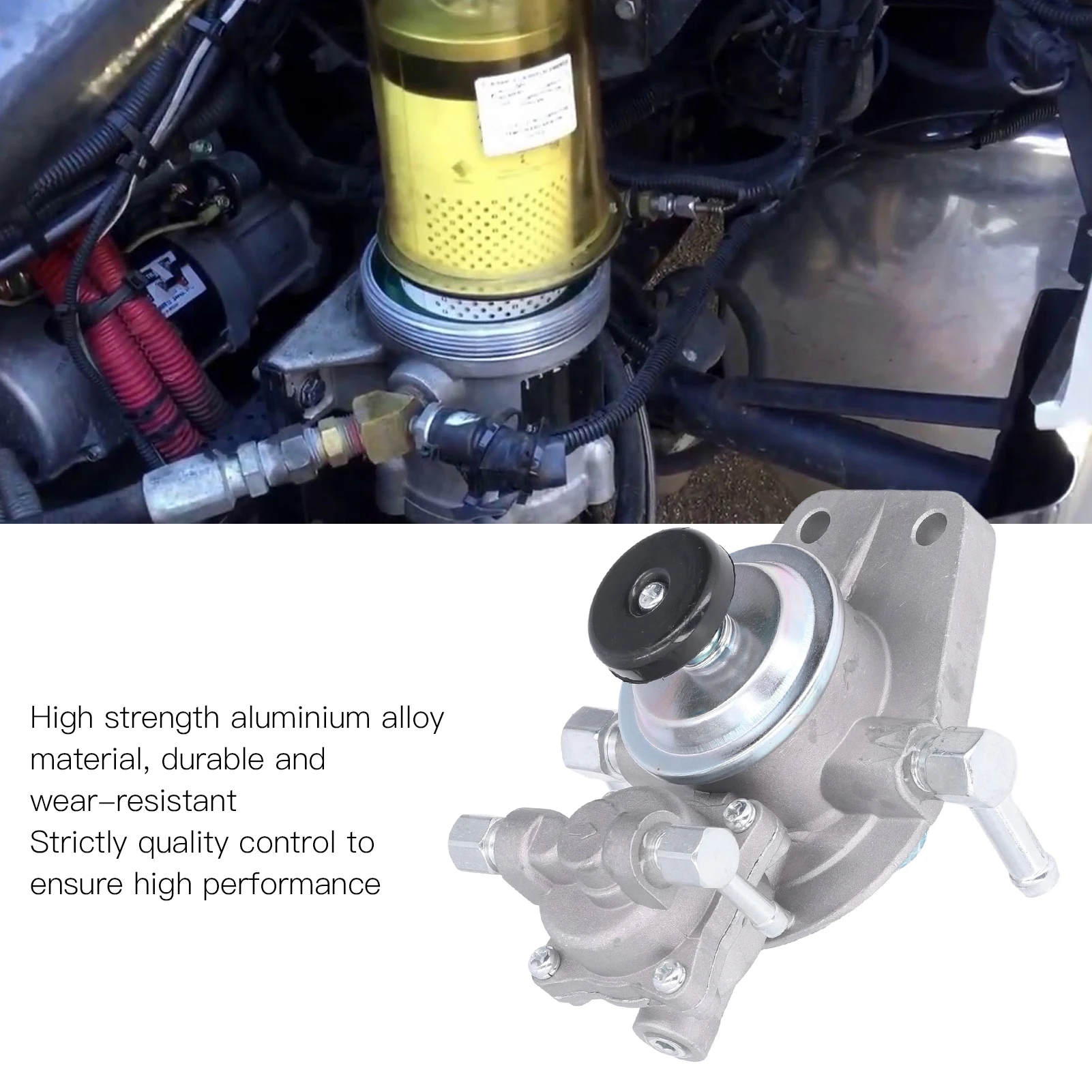 Car Diesel Fuel Filter Mounted Base 16401‑VK511 Replacement For Nissan Navara D22 YD25DDTI