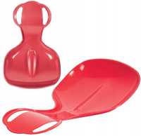 Slide for Kids Red-Durable sledge with handle 59cm