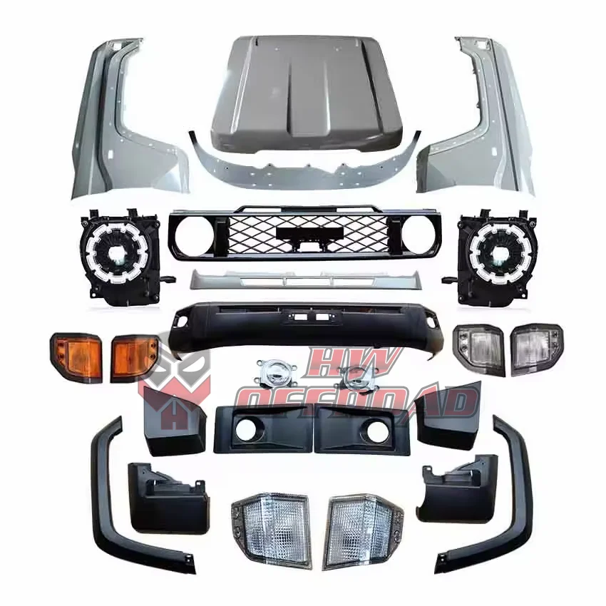 

4X4 OFFROAD Bodykit Bumper for Land Cruiser LC76/79 2007-2021 Upgarade to New Model 2024 HOT SALE