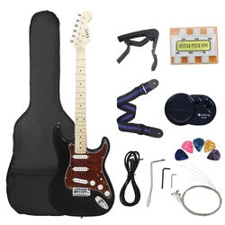 IRIN 39 Inch 6 String Electric Guitar 22 Frets Basswood Body Maple Neck Electric Guitarra With Bag Amp Capo Parts & Accessories