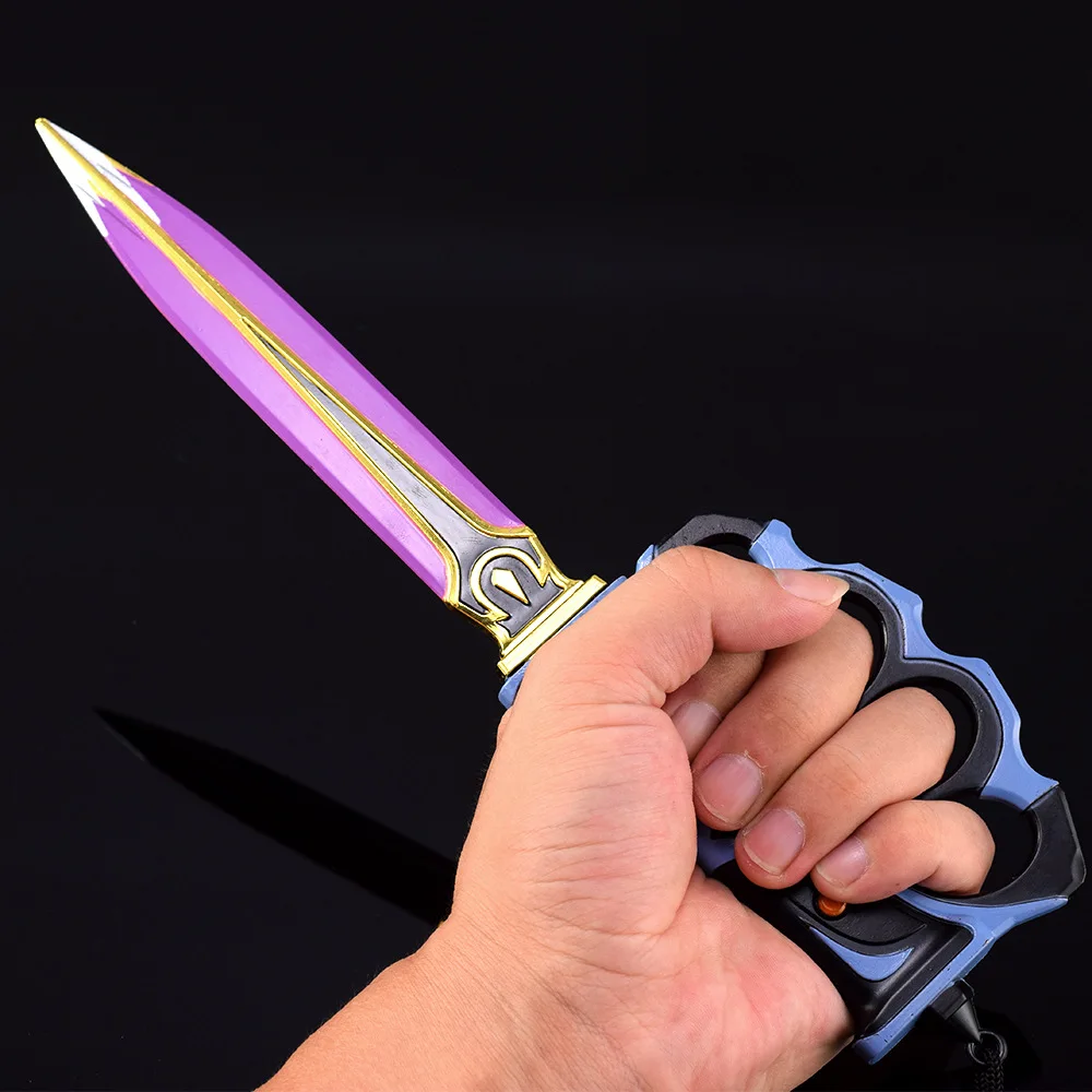 26cm Valorant Skywing Assault Game Peripherals Metal Model Weapons Desktop Decoration Ornaments Pendant Keychain Gift Toys Kids