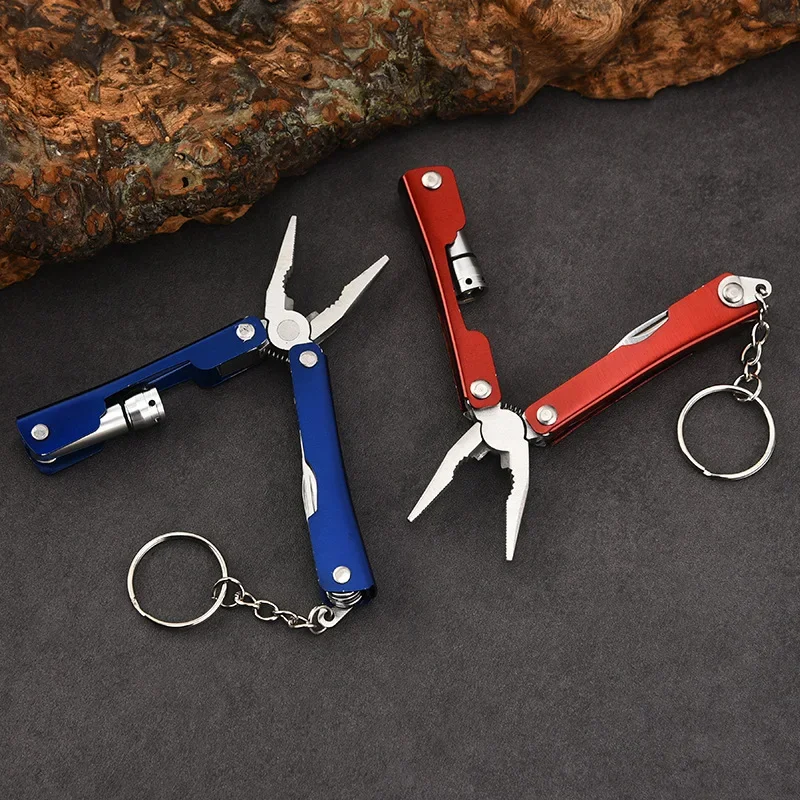 Multifunctional Outdoor Stainless Steel Pocket Knife Pliers Folding Mini Portable Compact Multi-purpose Survival Rescue EDC Tool