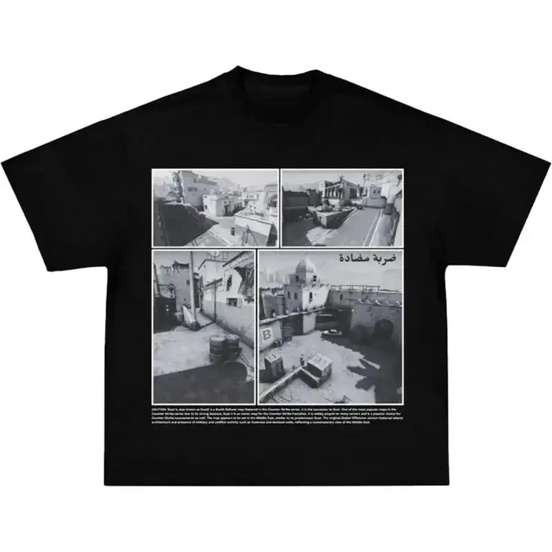 Dust Ii Vintage Csgo T Shirt For Gamer S 5Xl