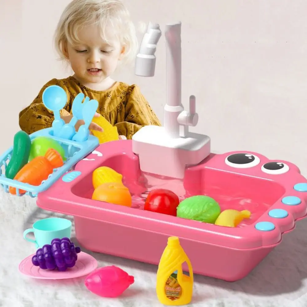 Pretend Play Küche Waschbecken Universal Drehbare Wasserhahn Ersatz Kunststoff Simulation Waschbecken Wasserhahn Spielen Wasserhahn Technik