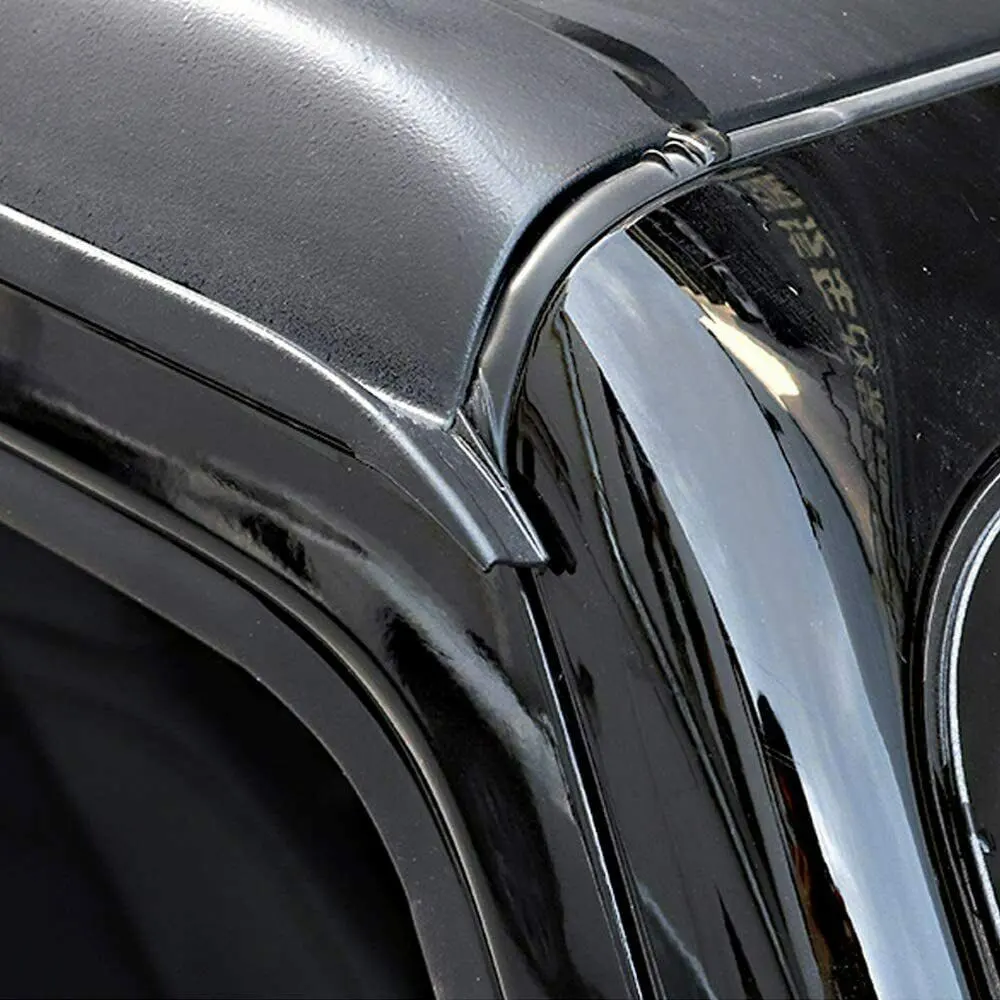 

2pcs Water Rain Gutter Extension Channel High-quality Exterior Sink Installation for Jeep Wrangler JL 2018-2021 Car Accessories