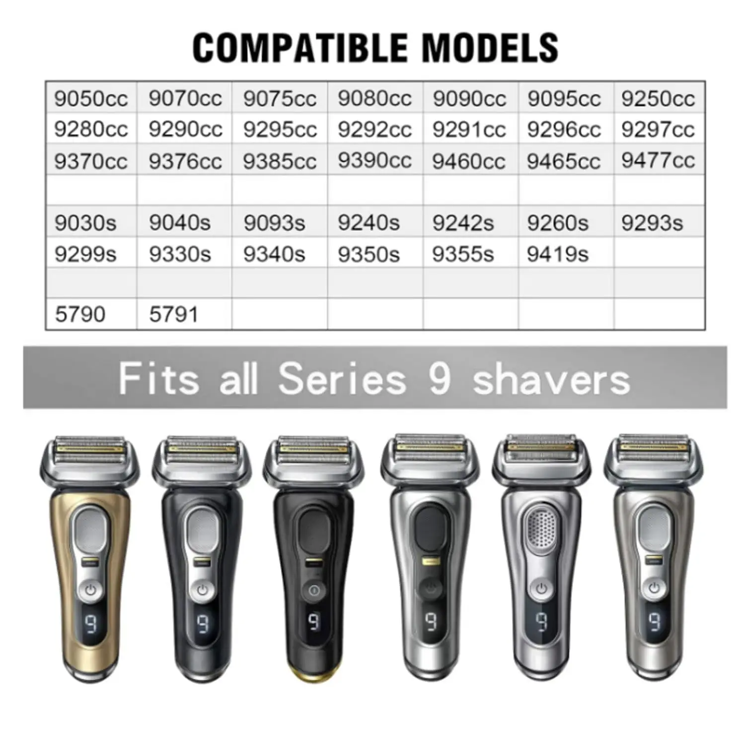 LISI 52S رأس بديل مناسب لسلسلة براون 5 5020s 5030 5030s 5040 5040s 5050 شفرات استبدال ماكينة الحلاقة الكهربائية