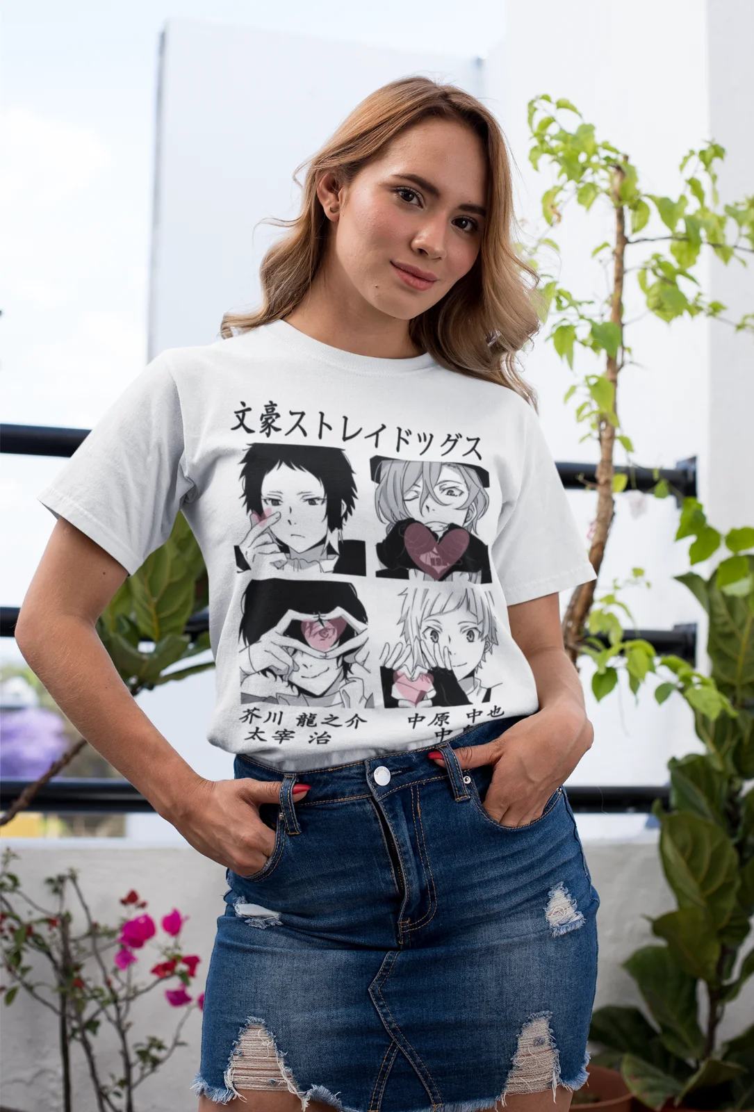 Bungou Stray Dogs Shirt,Dazai Osamu,Nakahara Chuuya,Nakajima Atsushi,Akutagawa