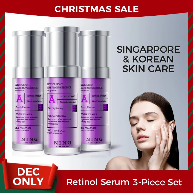 

3pcs Retinol Face Serum: Boost Firmness, Brightness & Moisture with Carnosine & Centella Extract