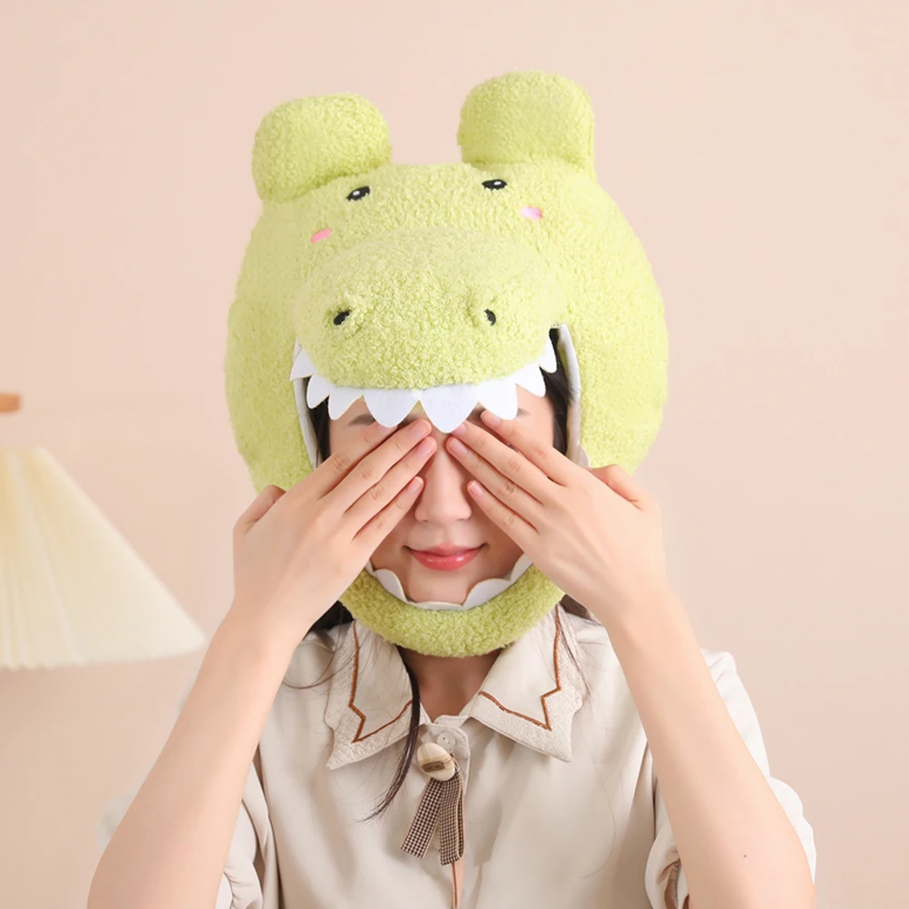 

Hat Alligator Headgear Funny Crazy Hats Kids Adults Stuffed Party Costume Novelty Headwear Cartoon Animal Cap