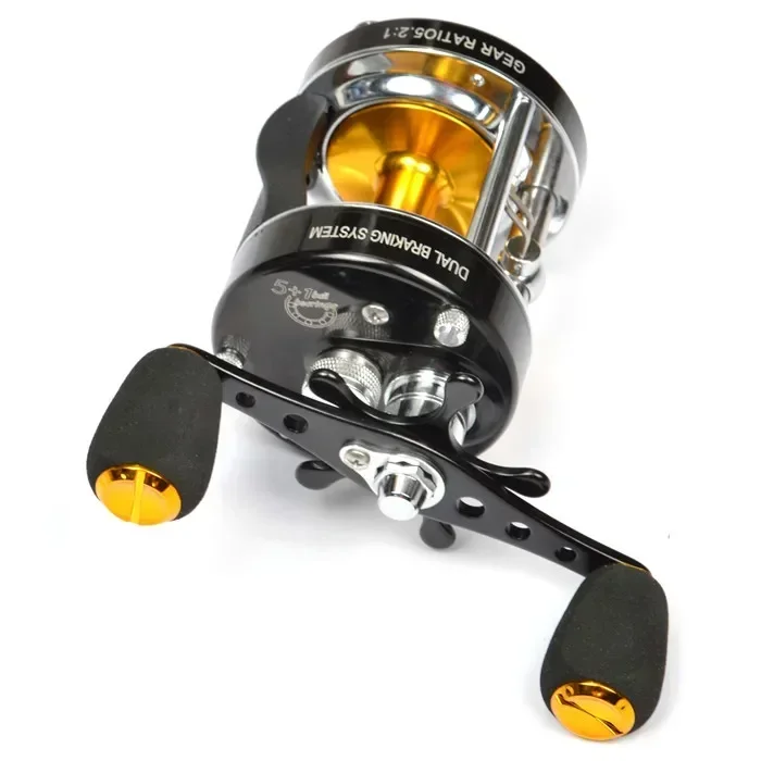 

MC500 baitcasting fishing reel 5BB+1RB 5.2:1 left/right hand