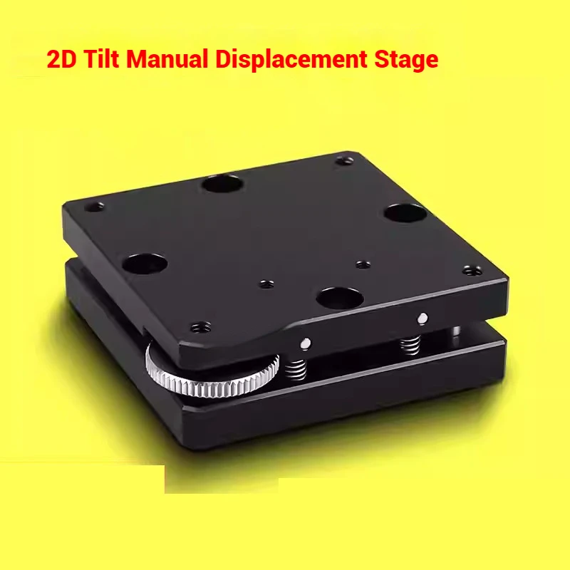 XY Axis Manual Two-dimensional 40mm 60mm Precision Manual PMicro-Adjustment Pitch Threaded Rotary Optical Displacement Stage