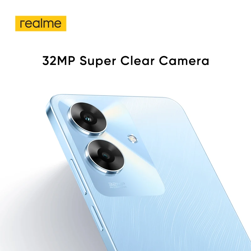 Realme-Smartphone Note 60, appareil photo 32MP, écran 6.74 en effet 90Hz, batterie 5000mAh, 128 Go, IP64, jeu de puces Octa-Core injuste