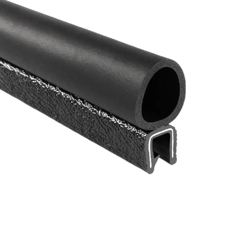 

Trim Seal with Top Bulb for 1 4 Edge 3 4 Bulb Seal Diameter 25 Length PVC Plastic Trim with EPDM Rubber Seal Easy to Install fo