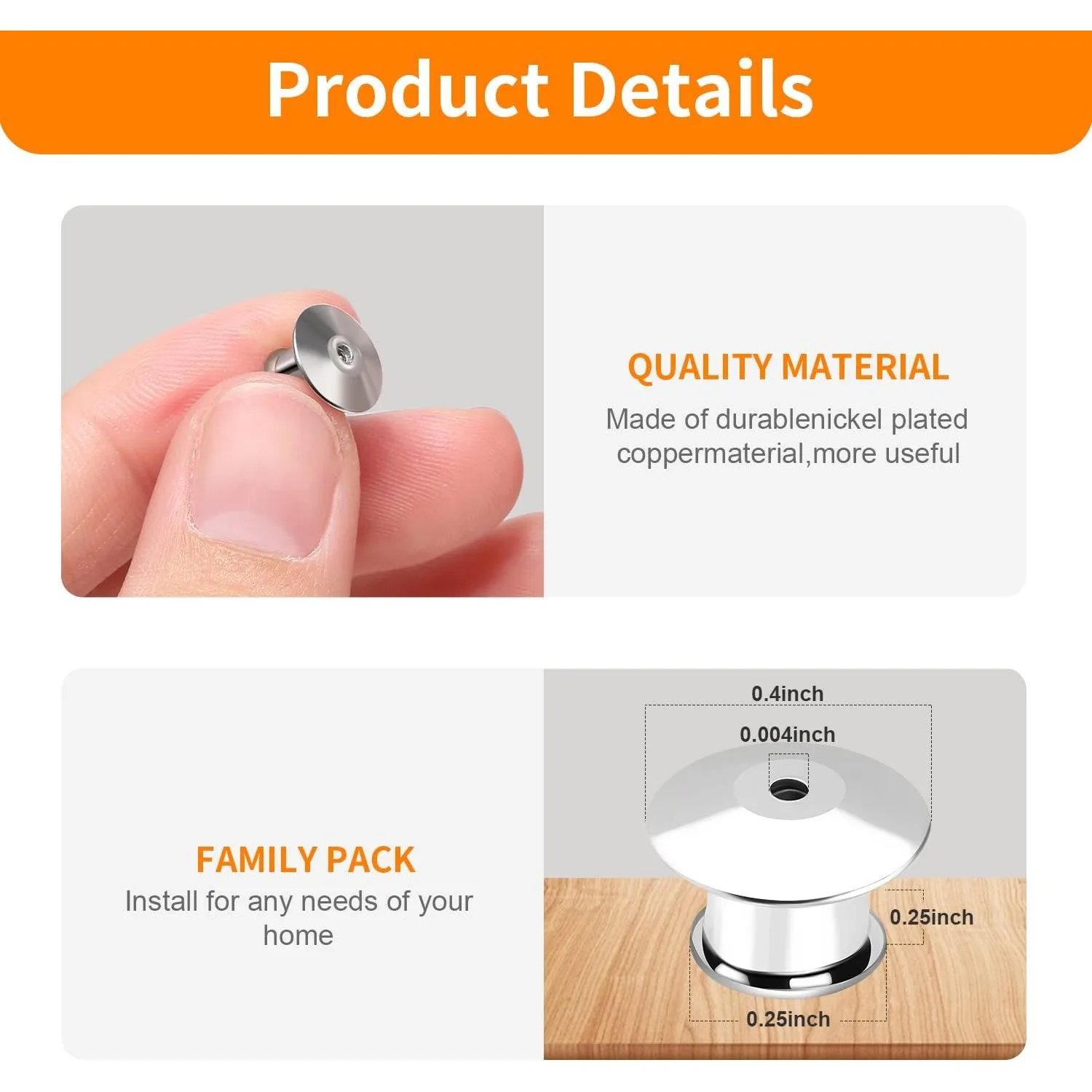 30 PCS Locking Pin Backs Locking Pin Keepers Clasp, Metal Pin Locks Back