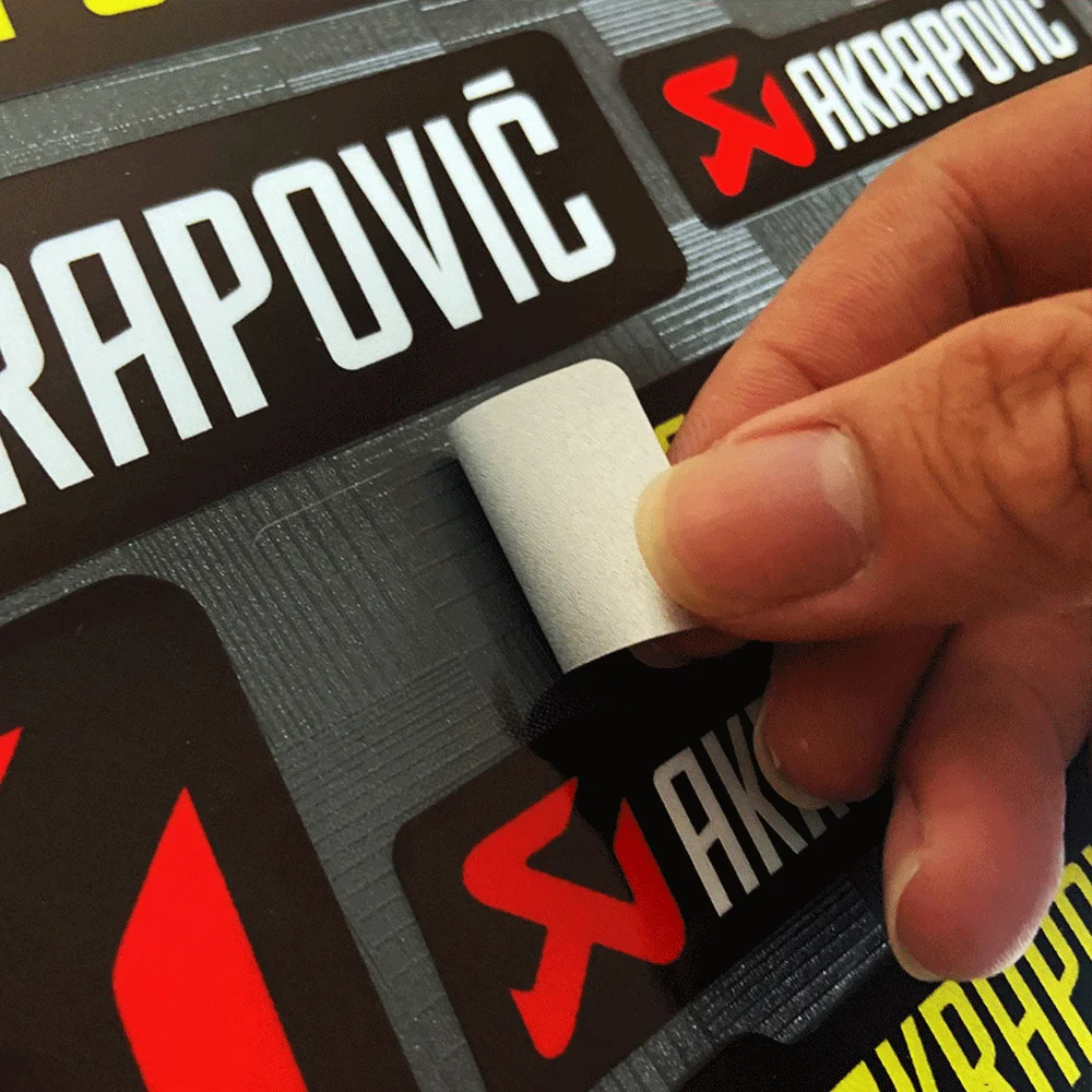 1 Juego de pegatinas de vinilo creativas multiusos para coche, motocicleta, casco, tubo de escape, accesorios de decoración