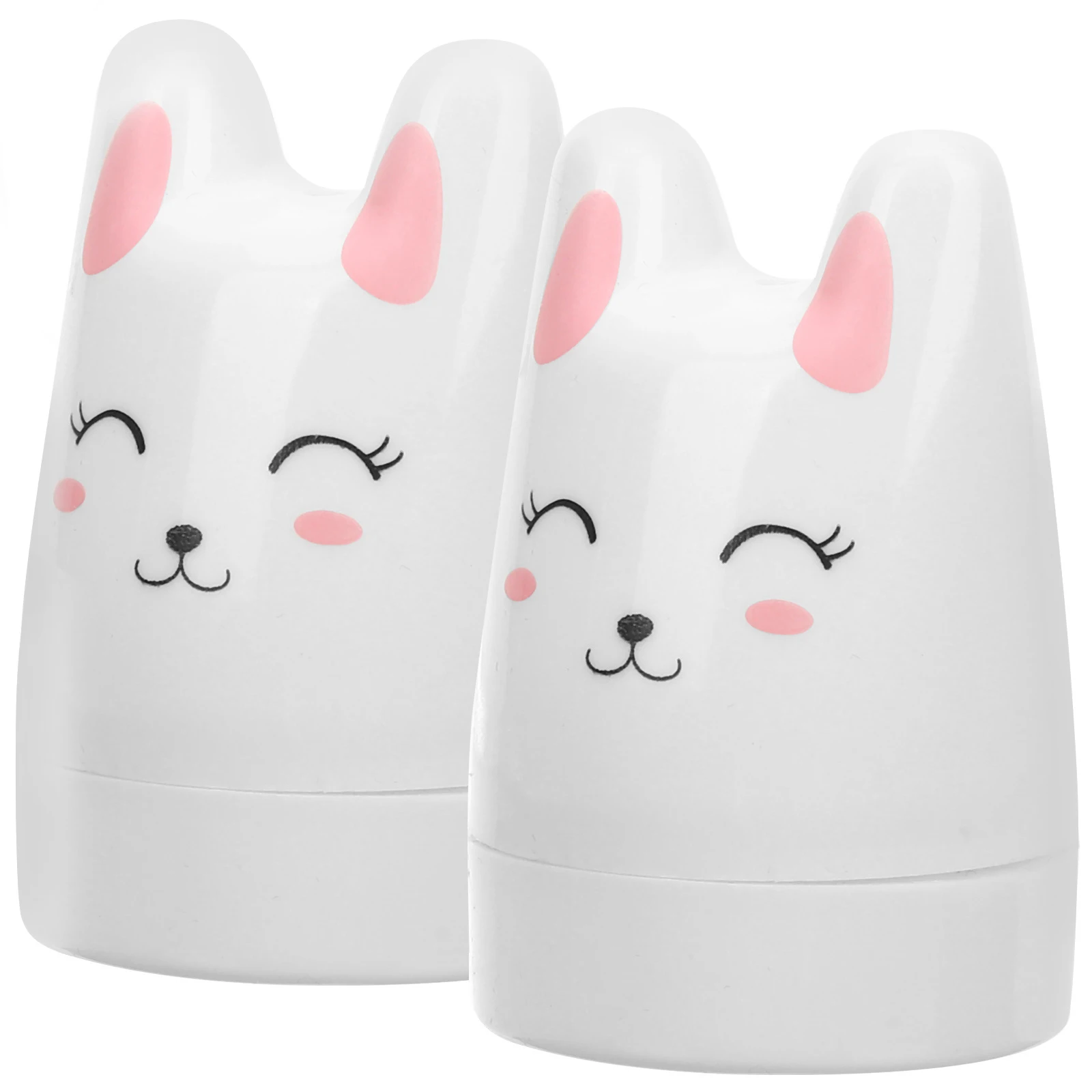 

2pcs Nail Art Stamper Acrylic Silicone Head DIY Tools for Birthday Party Christmas Valentine Mother's Day Nail Supplies