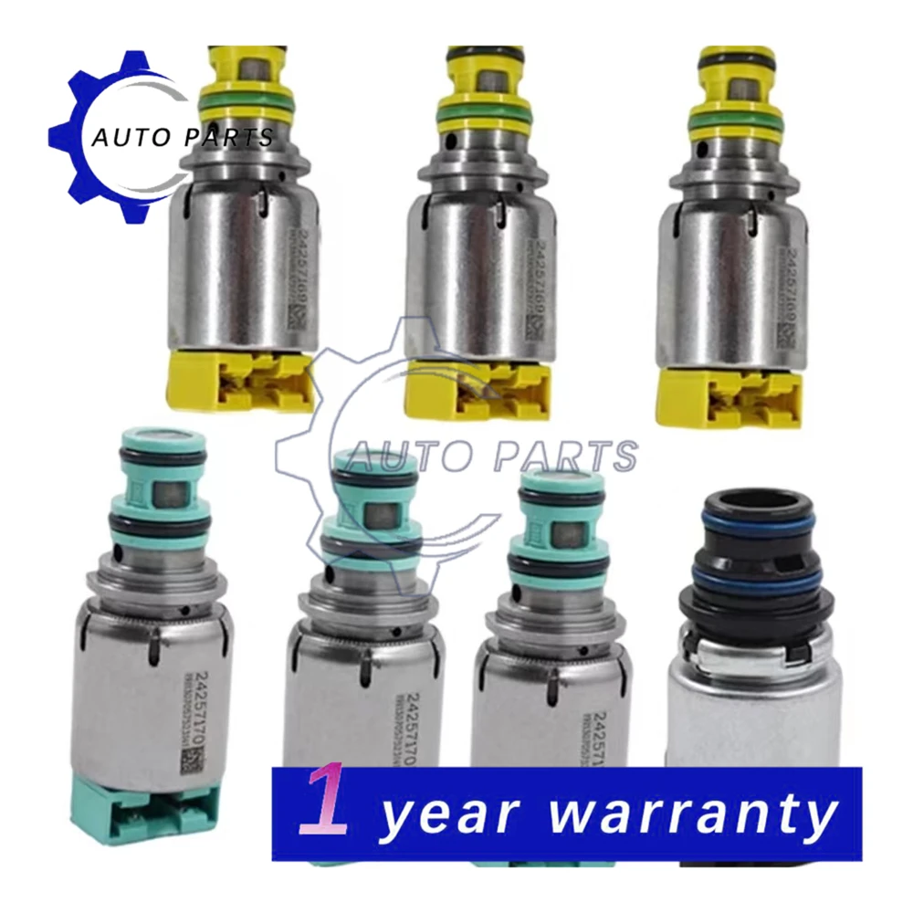 6T40E 6T45E Automatic Transmission Solenoid Kit 7PCS/SET New Fit for Cruze Buick Grand Prix 144420KA-7