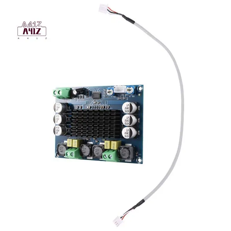 A41Z-TPA3116D2 TPA3116 Dual Channel Stereo High Power Digital Audio Power Amplifier Board 2X120w Amplificador DIY Module XH-M543
