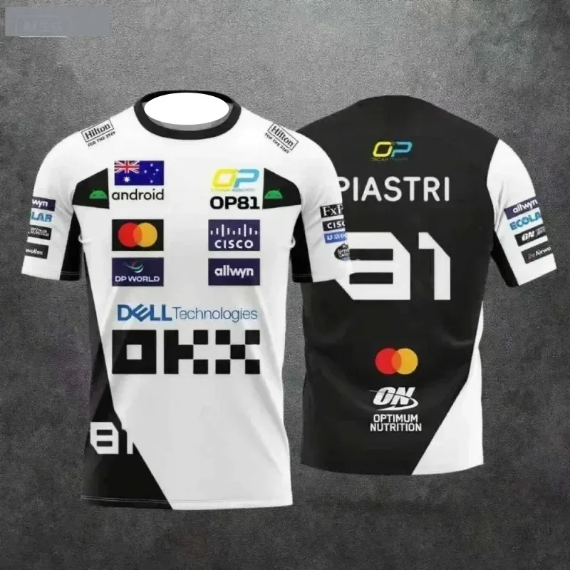 2026 McLaren Lando Norris Racing Suit Style T-shirt No.4 81  Breathable Classic Design for Fans Daily Outdoor Family Kids Tees - view 2