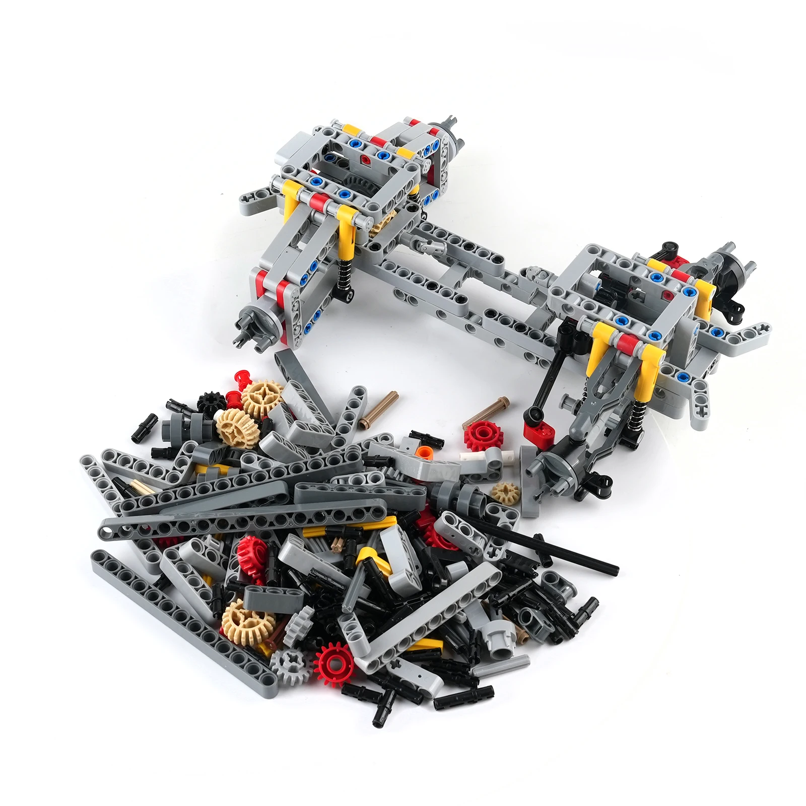 150PCS Buggy Chassis Cars Technical Building Blocks Set Assembled Ornament Off-Road Vehicle Education MOC Bricks DIY Model Toys