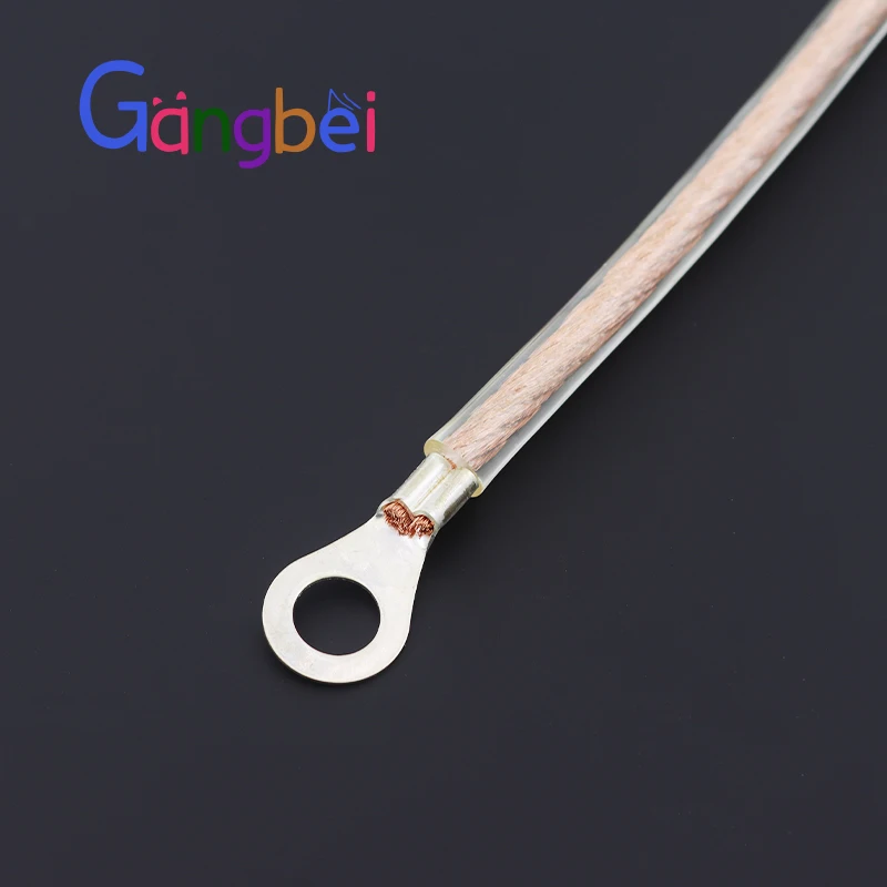 Kabel tanah jembatan plastik selubung transparan kabel tanah tembaga PVC kabel Tanah tahan korosi 4 6mm 200mm 250mm 300mm