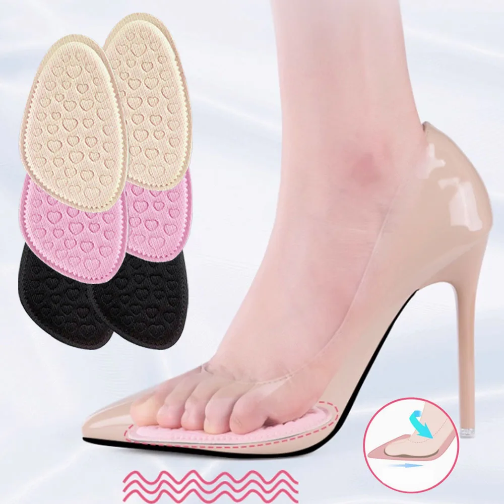 

Forefoot Insert Pad for Women High Heels Sandals Pain Relief Shoes Pads Non-slip Sole Cushion Reduce Shoe Size Filler Foot Pads