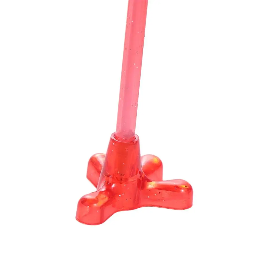 Blue Ink Cartoon Feather Ballpoint Pen Smooth Kawaii Crown Ostrich Plush Pen Random Color Creative Ballpoint Pen School