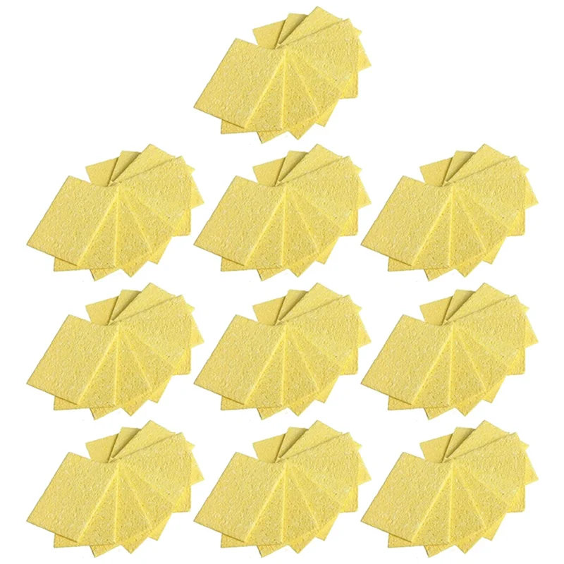 SYW-1000Pcs Soldering Iron Solder Tip Welding Cleaning Sponge Soldering Iron Sponge Pad Replacement Sponges Cleaning Pads