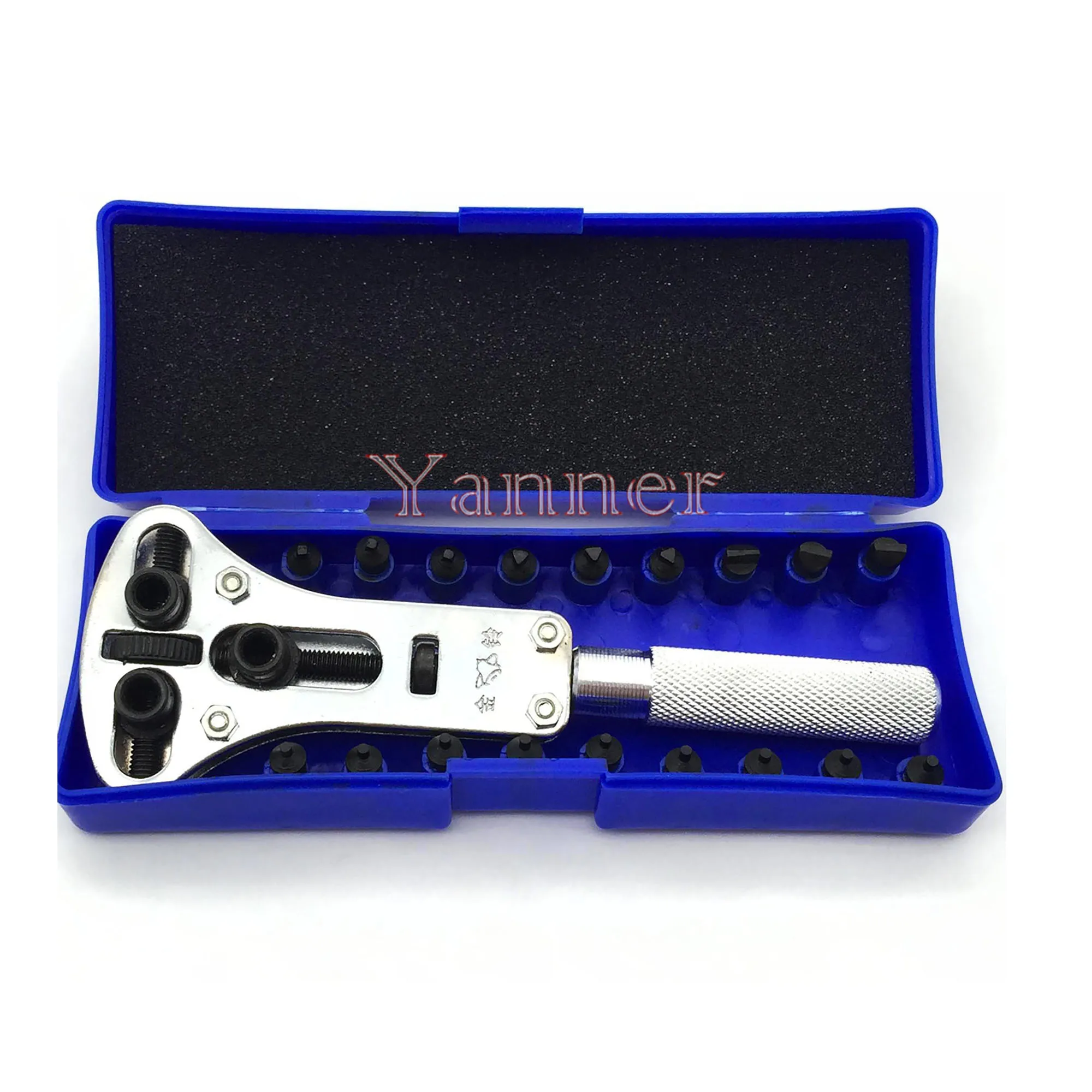 Jaxa Style Professional Watch Case Opener Tool Kits Watch Repair Tool Kits for Watchmakers Changing Battery