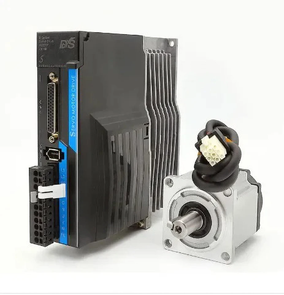 CNC 0.4KW AC Servo Motor Driver Kit DB60-01330A6+SM100S-40 400W Motor 1.27nm 3000rpm Input AC 220v Small Motor